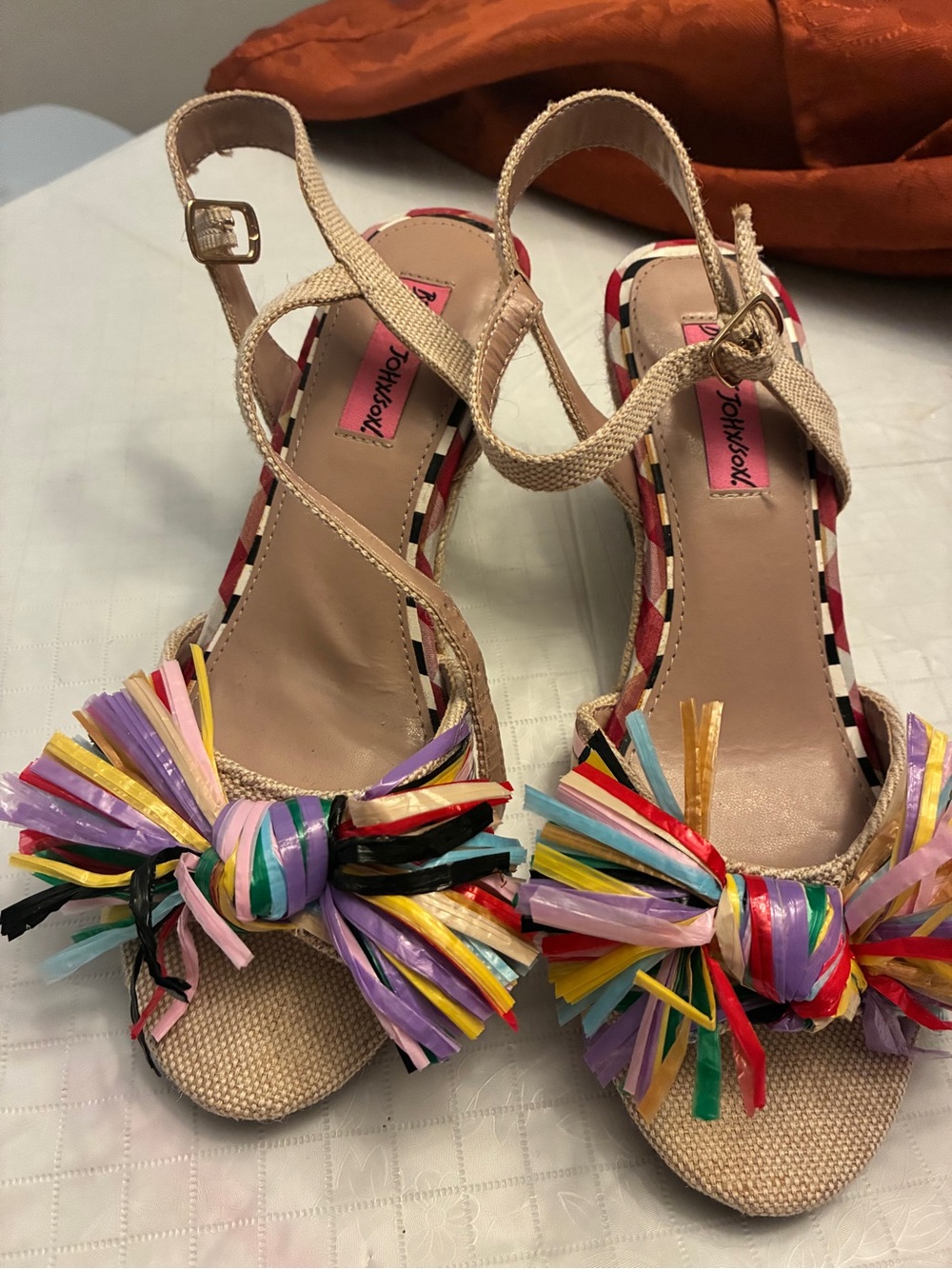 Colorful Betsey Johnson Wedges